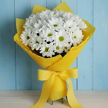 Букет цветов из:  Хризантемы #REPLACE_PRED# Стекольный