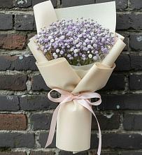 Букет цветов из:  Гипсофила в Стекольный