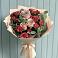 Букет цветов из: Гвоздики и Розы в Стекольный