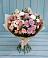Букет цветов из: Хризантемы, Розы и Альстромерии в Стекольный