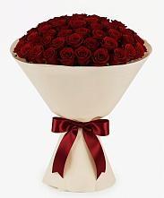 Букет 101 Бордовая роза Блэк Бакарра в Стекольный