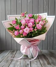 Букет Розовый кустик в Стекольный