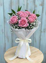 Букет цветов из:  Розы в Стекольный