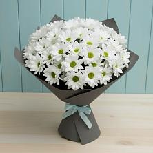 Букет цветов из:  Хризантемы в Стекольный