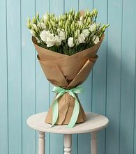 Букет цветов из:  Лизиантусы в Стекольный