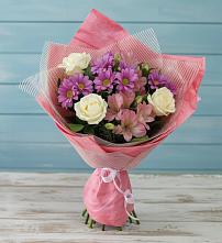 Букет цветов из:  Герберы #REPLACE_PRED# Стекольный