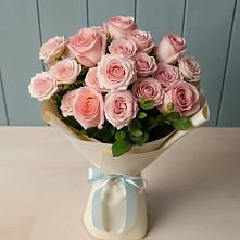 Букет Розовый шарм в Стекольный