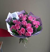 Букет цветов из:  Розы #REPLACE_PRED# Стекольный