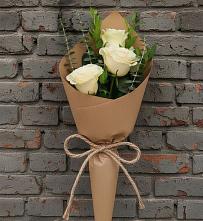 Букет цветов из:  Розы #REPLACE_PRED# Стекольный