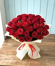 Букет 29 Красных роз в Стекольный