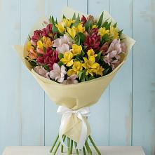 Букет цветов из:  Альстромерии в Стекольный