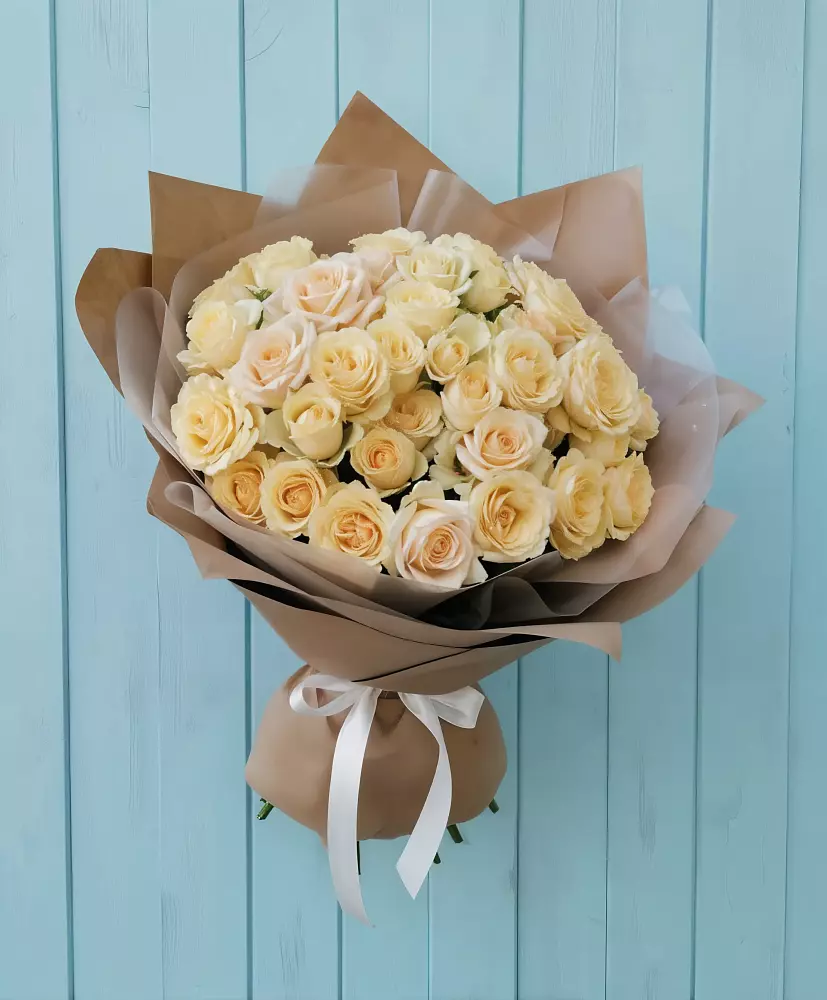 Букет Кремовое облако в Стекольный