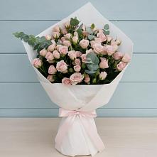 Букет цветов из:  Розы #REPLACE_PRED# Стекольный