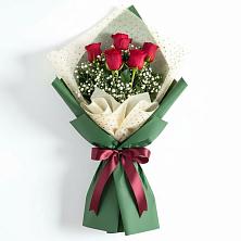 Букет цветов из:  Розы в Стекольный