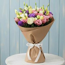 Букет цветов из:  Лизиантусы в Стекольный
