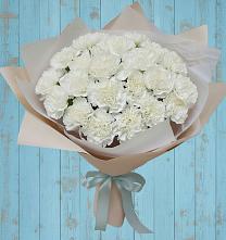 Букет цветов из:  Гвоздики в Стекольный