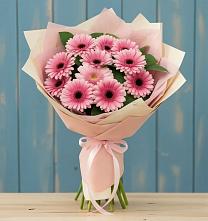 Букет цветов из:  Герберы в Стекольный